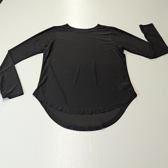 Onzie Flow One Size Fits All *(XS, S, M) Black Sheer High/Low Workout Top - Picture 1 of 10